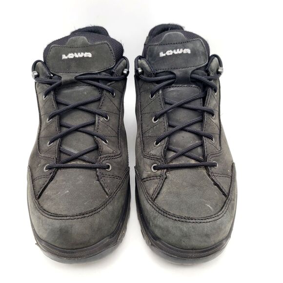 LOWA Renegade II GTX Lo Men’s 10 Hiking Trail Shoes Vibram Soles Black Goretex - Picture 4 of 9